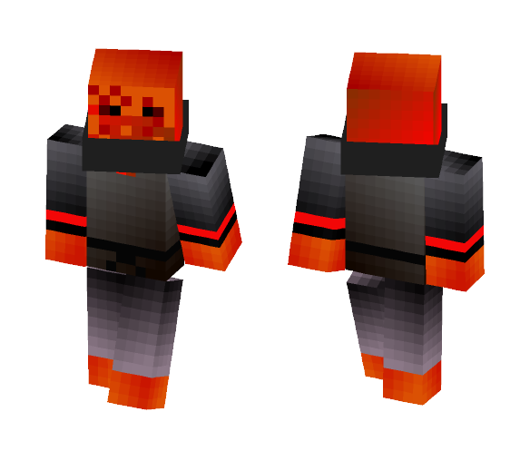 Volcano Samurai - Male Minecraft Skins - image 1