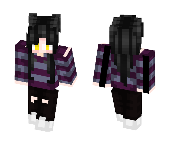 Kuro-Chan - Female Minecraft Skins - image 1