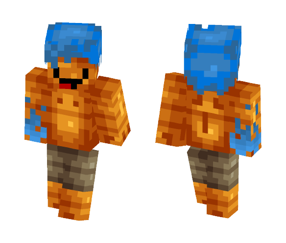 Blue Derpy Carrot - Male Minecraft Skins - image 1