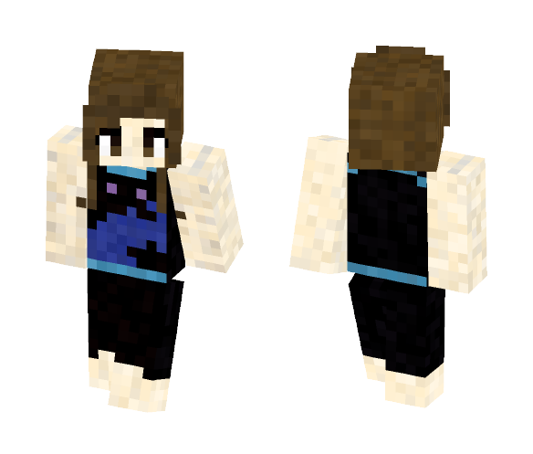 My sister (No Shading) - Female Minecraft Skins - image 1
