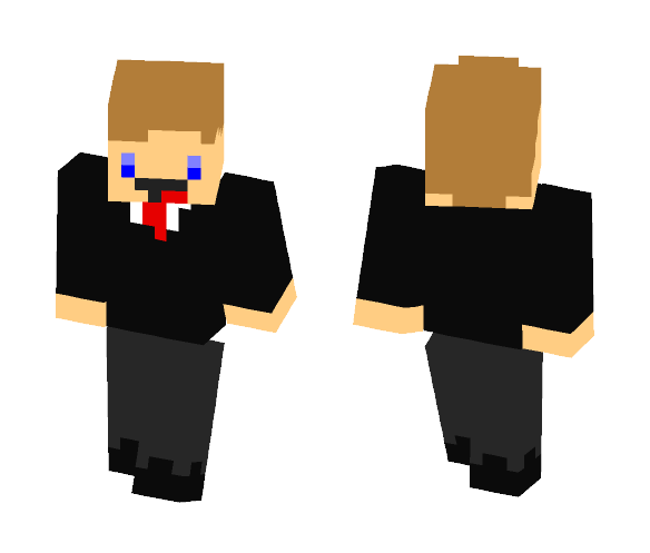 My Skin w/ Tuxedo - Male Minecraft Skins - image 1