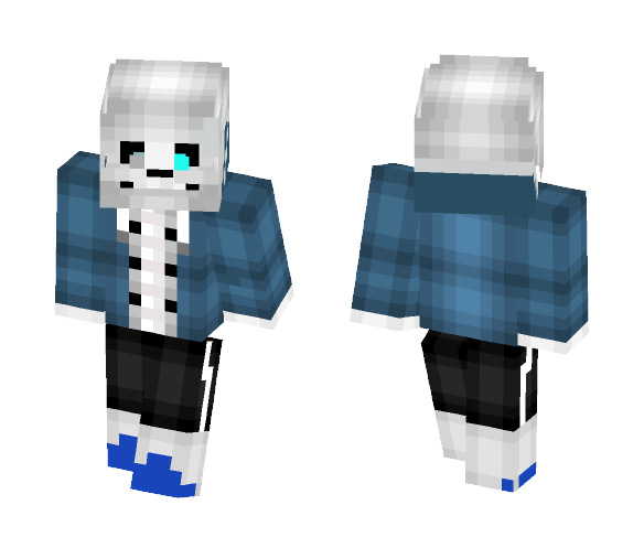 Skin #2 (Undertale) Sans Pacifist - Male Minecraft Skins - image 1
