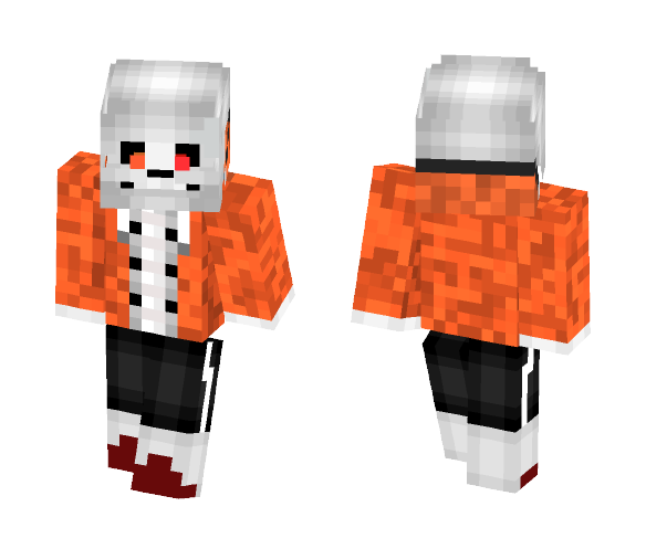 Skin #1 (Undertale) Sans Genocide - Male Minecraft Skins - image 1