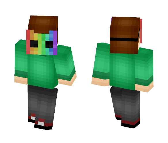 smixyo RAINBOW mask - Male Minecraft Skins - image 1