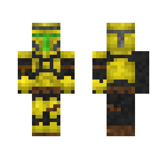 Golden Mandalorian - Male Minecraft Skins - image 2