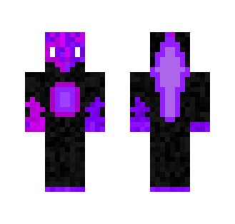 Purple fire dragon w/tribal paint