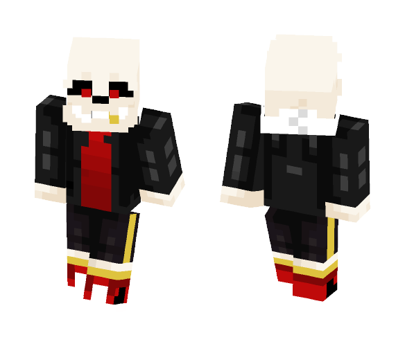 Underfell Sans - Male Minecraft Skins - image 1