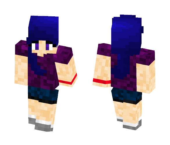 Download Free lol i tried to make a girl skin Skin for Minecraft image 1 lol i tried to make a girl skin - Girl Minecraft Skins - image 1