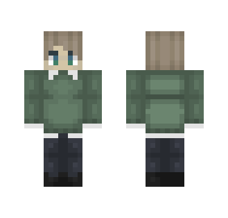 Green sweater