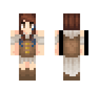 Steampunk Girl with Pigtails