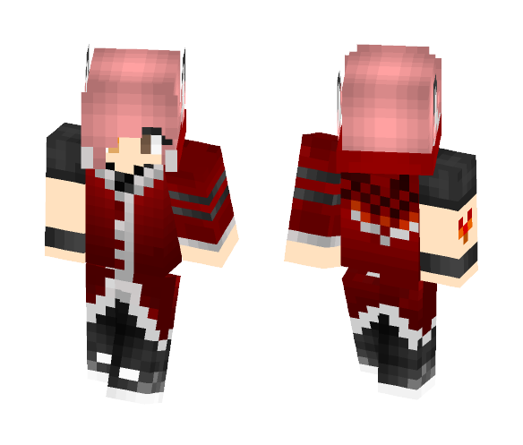 Natsuki in a Karou Coat - Male Minecraft Skins - image 1