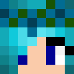 Download Free Dark Blue Girl Skin for Minecraft image 3 Dark Blue Girl - Girl Minecraft Skins - image 3