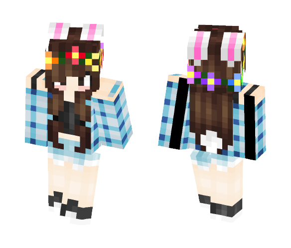 Download Free KawaiiUsagii ~ Scream Sleepover Skin for Minecraft image 1 KawaiiUsagii ~ Scream Sleepover - Kawaii Minecraft Skins - image 1