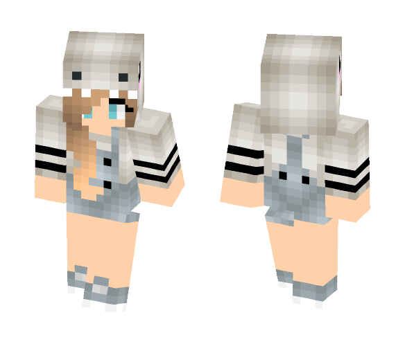 Download Free ~Dino Girl Skin for Minecraft image 1 ~Dino Girl - Girl Minecraft Skins - image 1