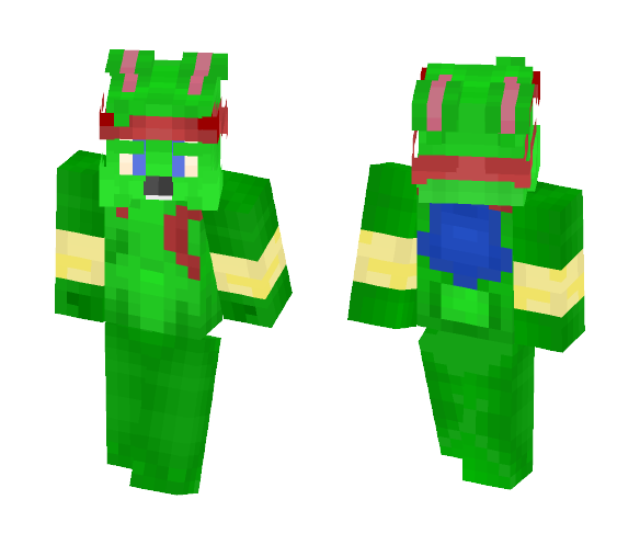 Jazz JackRabbit (Request) - Other Minecraft Skins - image 1