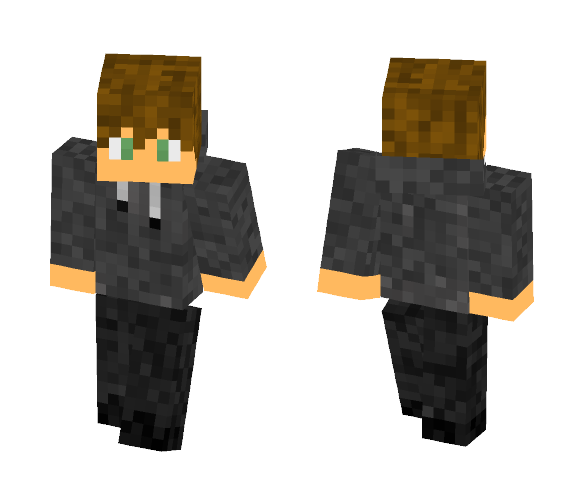 Guy in a Gray Hoodie [1.8] - Male Minecraft Skins - image 1