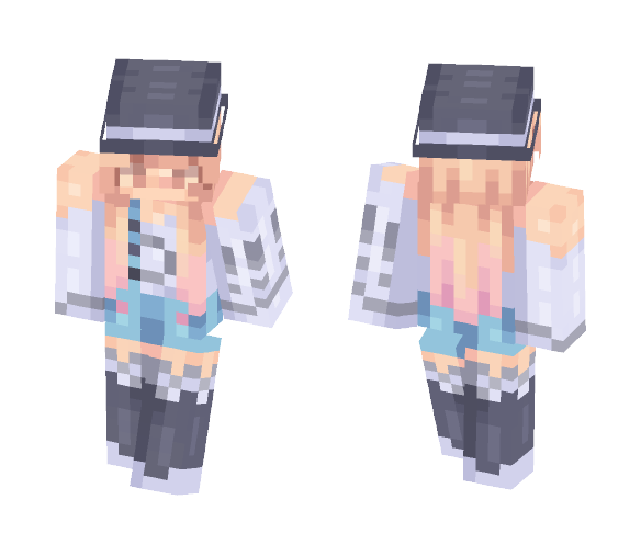 Download Free //TipsHat Skin for Minecraft image 1 //TipsHat - Female Minecraft Skins - image 1