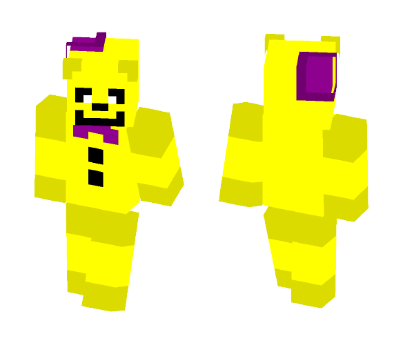 Fredbear Plush Animatronic | FNaF 4 - Male Minecraft Skins - image 1