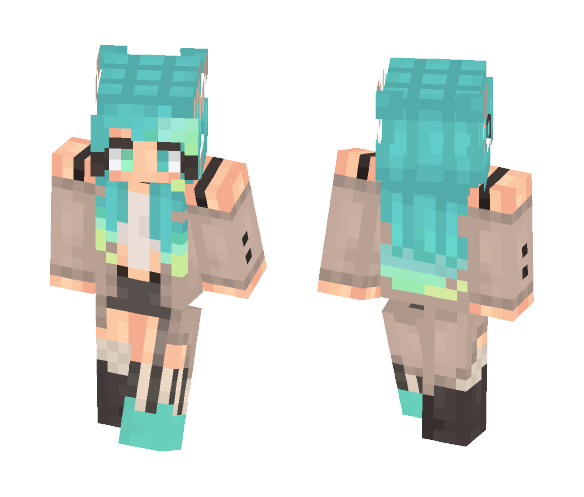 Beautiful | Faded - Female Minecraft Skins - image 1