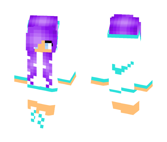 Cute Nike Girl - Cute Girls Minecraft Skins - image 1