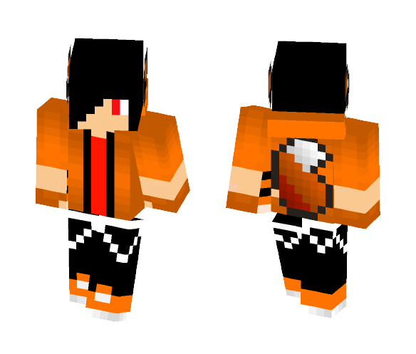Download Free Flareon hoodie teen Skin for Minecraft image 1 Flareon hoodie teen - Male Minecraft Skins - image 1