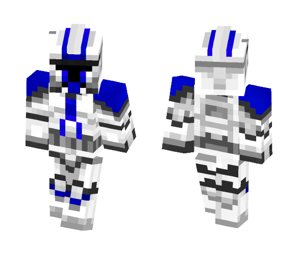 Download Free 501 Clone Trooper Skin for Minecraft image 1 501 Clone Trooper - Male Minecraft Skins - image 1
