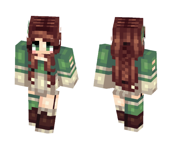 –«Minty Fresh (Title YYYY)»– - Female Minecraft Skins - image 1