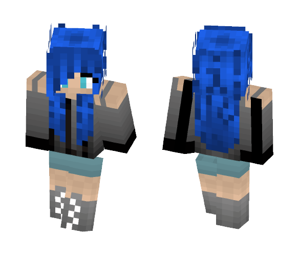 Blue Girl - Girl Minecraft Skins - image 1