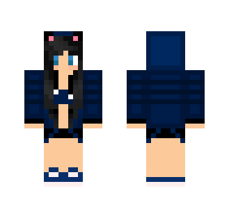 _':-y;. Dark Blue Cat Girl .;y- :'_