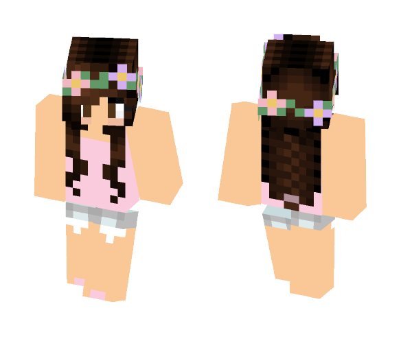 Princess Flower Queen - Female Minecraft Skins - image 1