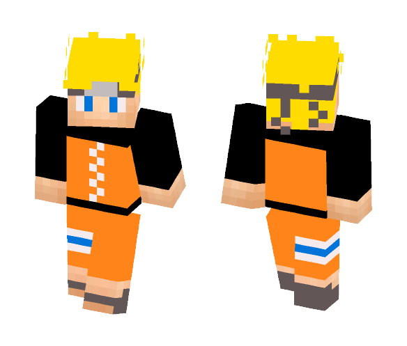 Download Free Naruto Uzumaki (Shippuden) Skin for Minecraft image 1 Naruto Uzumaki (Shippuden) - Male Minecraft Skins - image 1