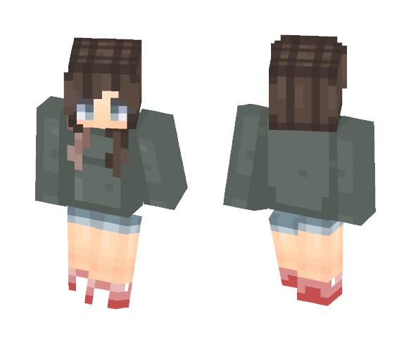 Just Green//Elle - Female Minecraft Skins - image 1