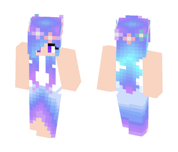 Download Free Cute Galaxy Girl Skin for Minecraft image 1 Cute Galaxy Girl - Cute Girls Minecraft Skins - image 1