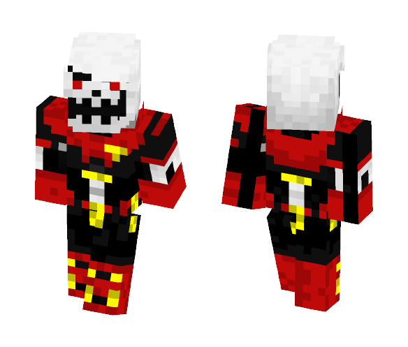 Underfell Papyrus - Male Minecraft Skins - image 1