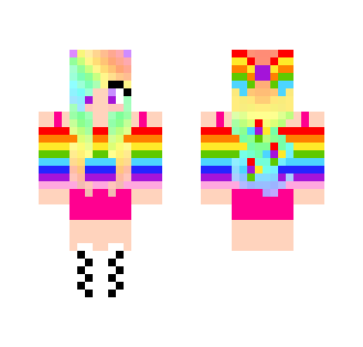 Rainbow girl