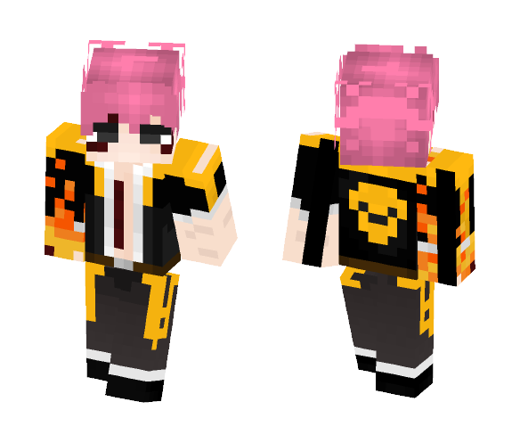 Tartaros Natsu - Dragon Force - Male Minecraft Skins - image 1
