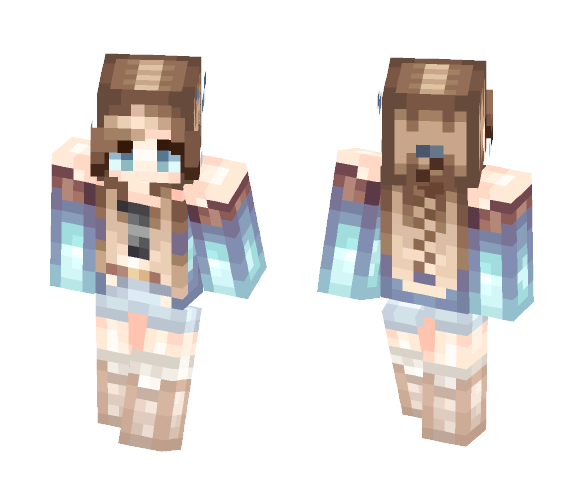 Ocean Current - Female Minecraft Skins - image 1