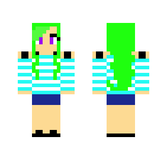 Girl (green hair)