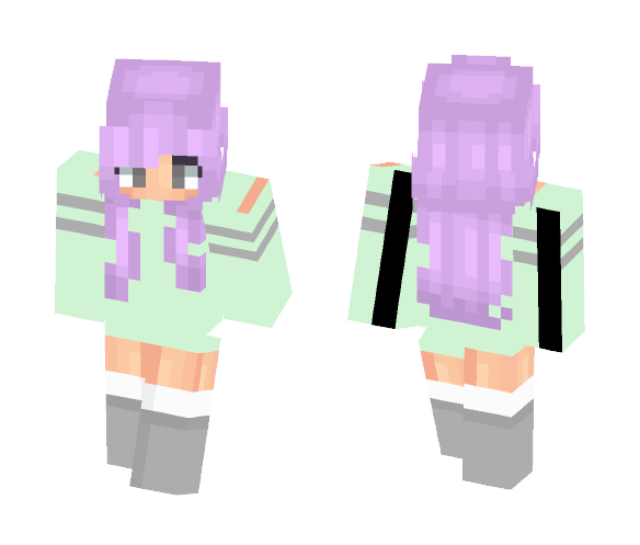 Green mini dress || - Female Minecraft Skins - image 1