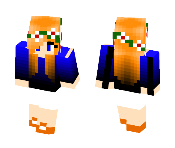 Flowers and...black highlights? - Female Minecraft Skins - image 1