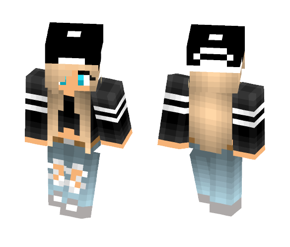 Gangster Girl - Girl Minecraft Skins - image 1
