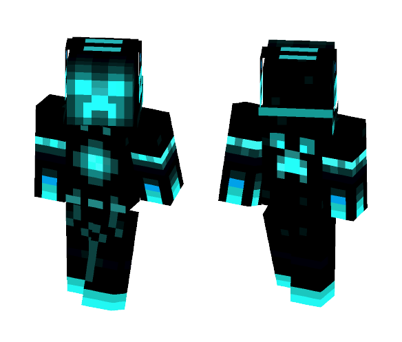 Neon Creeper - Interchangeable Minecraft Skins - image 1