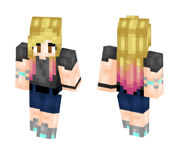 Casual Girl - Girl Minecraft Skins - image 1