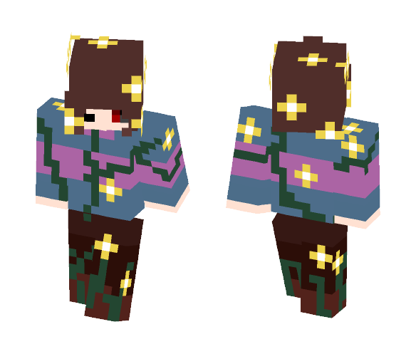 Frisk And Flowey Alagam - Interchangeable Minecraft Skins - image 1