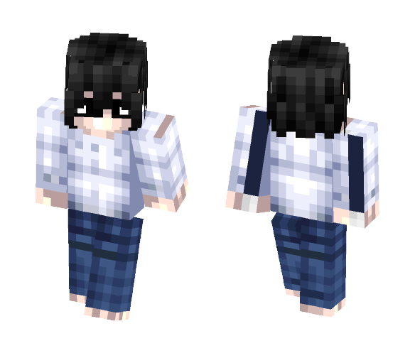 Ryuzaki L (Death Note) - Male Minecraft Skins - image 1