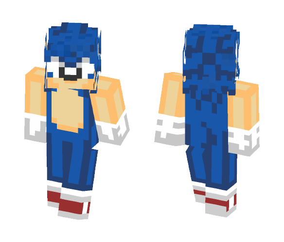 Classic Sonic (Sonic Generations) - Male Minecraft Skins - image 1