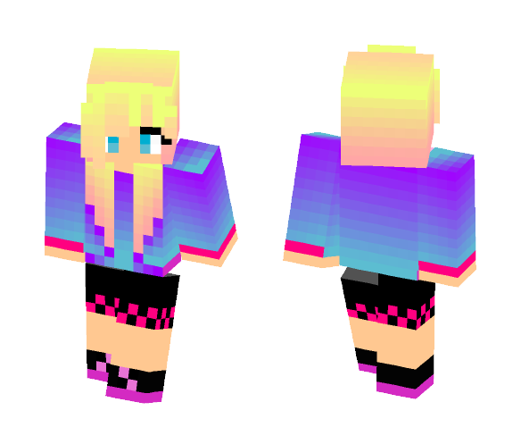 Download Free Hip Hop Girl (my mum asked for it0 Skin for Minecraft image 1 Hip Hop Girl (my mum asked for it0 - Girl Minecraft Skins - image 1