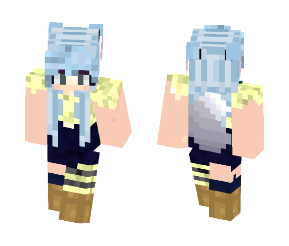 Summer Wolf >3 - Female Minecraft Skins - image 1