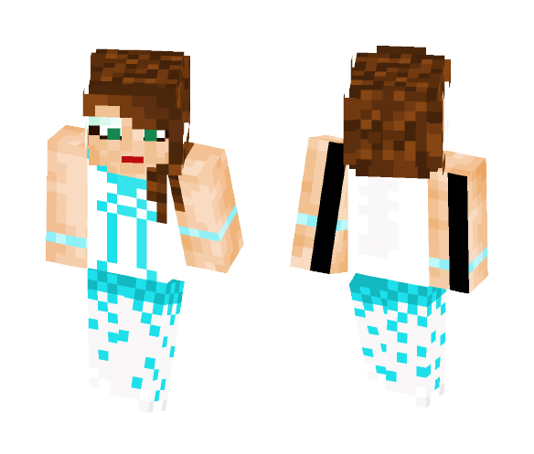 Download Free Ball Dress Girl Skin for Minecraft image 1 Ball Dress Girl - Girl Minecraft Skins - image 1