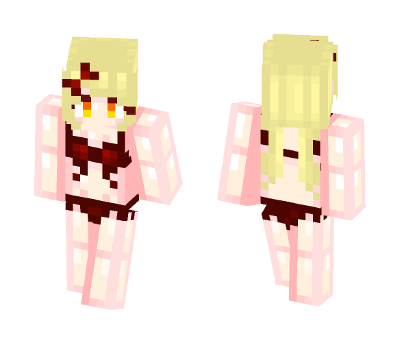 Summer Red Bikini - Female Minecraft Skins - image 1